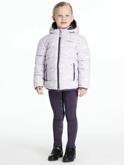 LeMieux Mini Printed Lilo Puffer Jacket Lilac