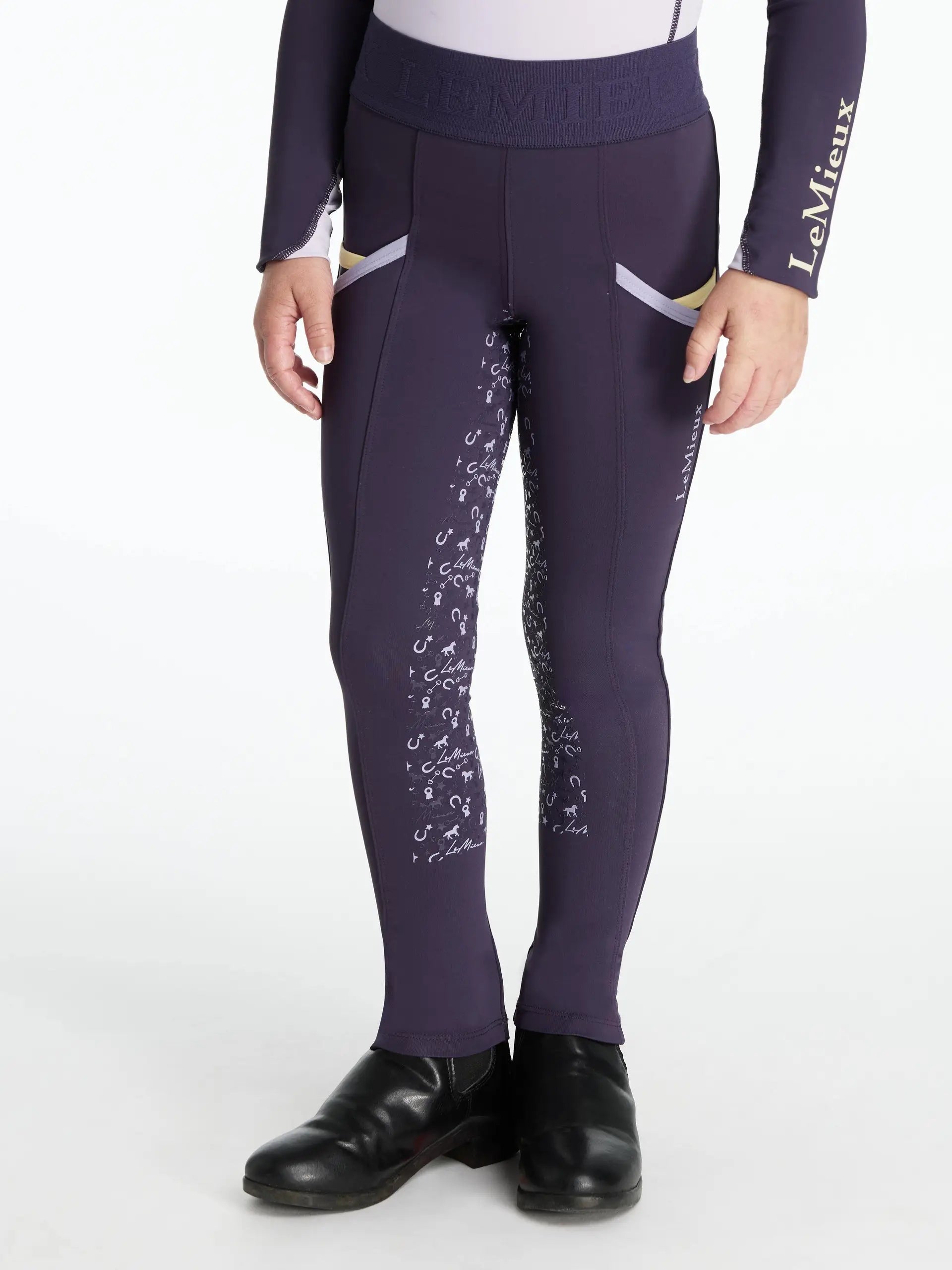 LeMieux Mini Pull On Juniper Riding Breeches: Stylish & Comfortable Equestrian Apparel