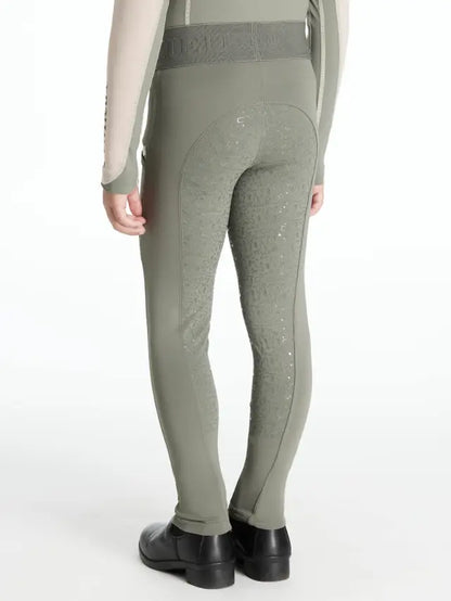 LEMIEUX MINI PULL ONS Rosemary Breeches: Children's Equestrian Riding Tights with Silicone Seat