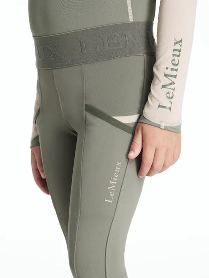 Lemieux Kids Rosemary Pull On Leggings: Comfortable, Moisture-Wicking Riding Breeches