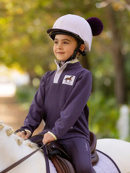 LeMieux Mini Double Pom Hat Silk Lilac