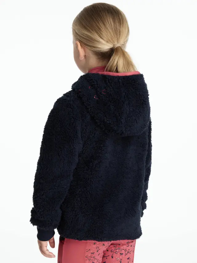 LeMieux Mini Teagan Navy Fleece Hoodie: Warm & Stylish Children's Equestrian Wear