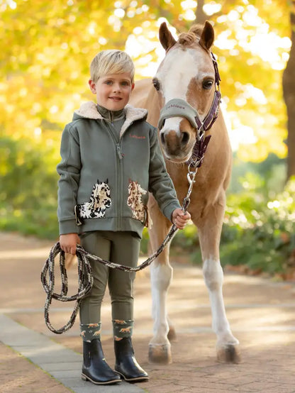 LeMieux Mini Vogue Headcollar & Leadrope Damson