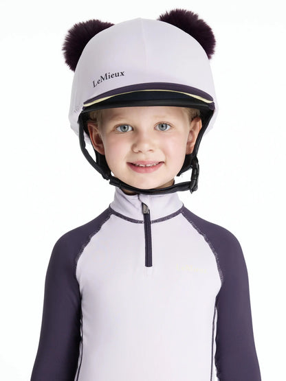LeMieux Mini Double Pom Hat Silk Lilac