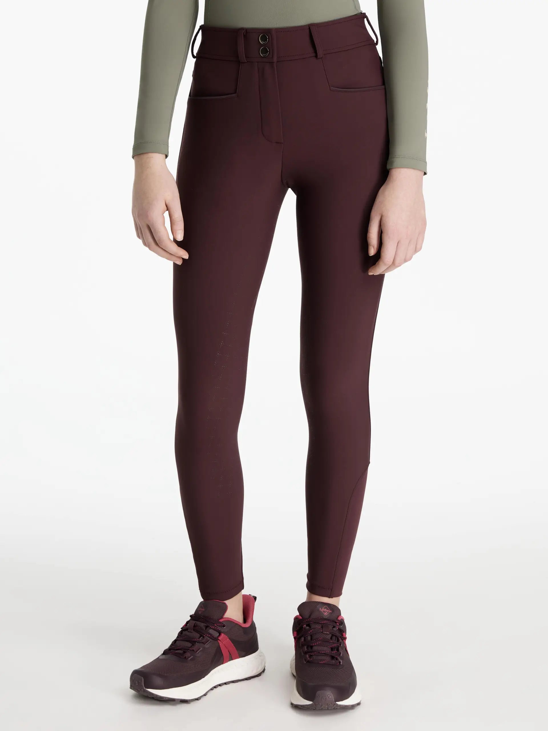 LeMieux Young Rider Full Seat Izzy Breeches Damson