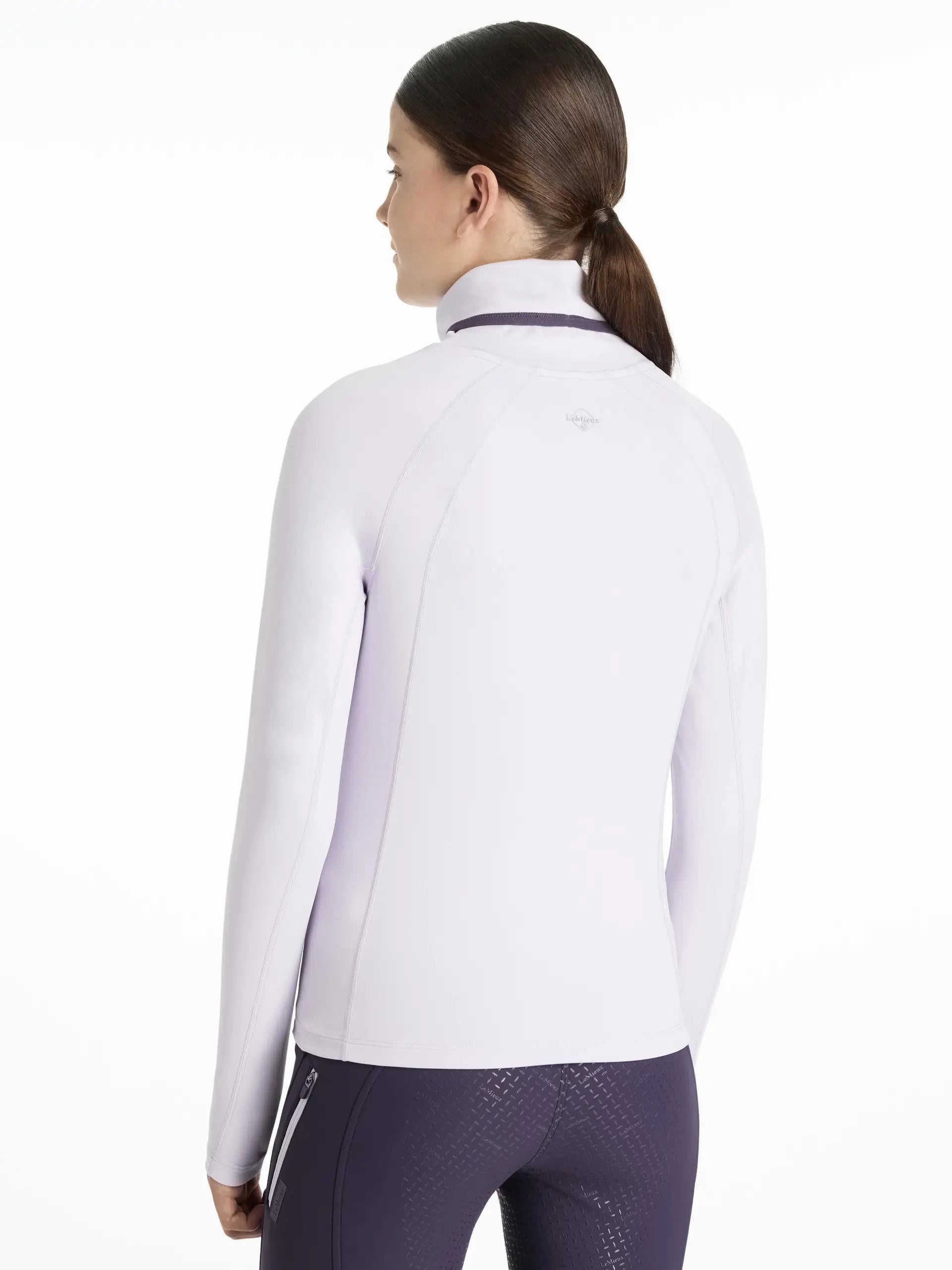 LEMIEUX Young Rider Savannah Snood Base Layer Lilac: Equestrian Apparel, Neck Protection, UV Protection, Active Wear, Sweat-Wicking, Horse Riding.