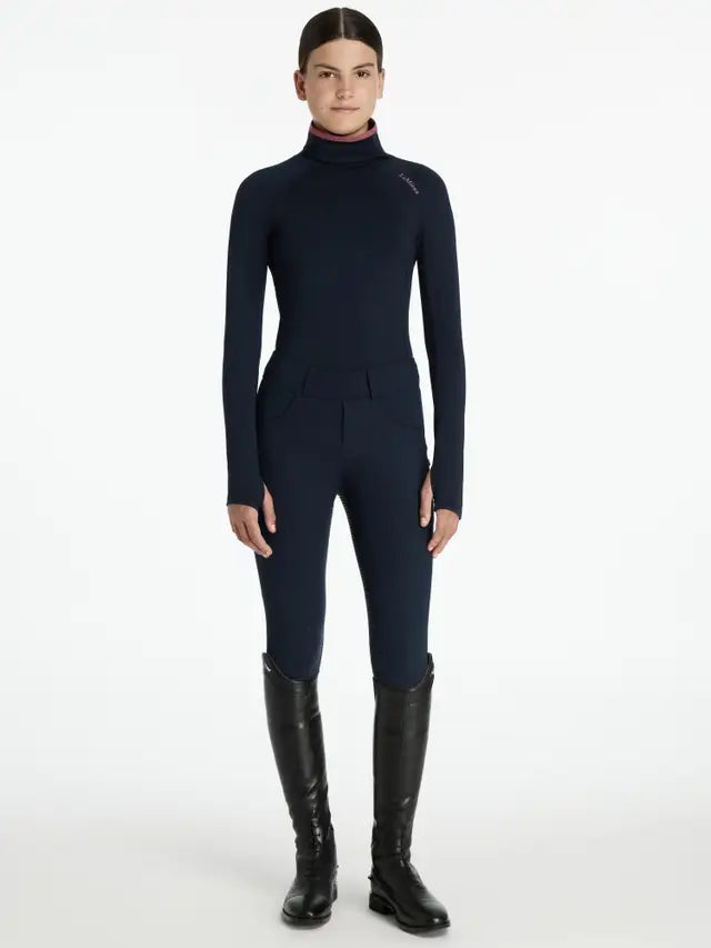 Lemieux Young Rider Savannah Snood Base Layer Navy: Equiflair Product Shot