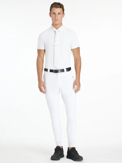 LeMieux Mens Classique Breeches White | Equestrian Riding Pants | Equiflair