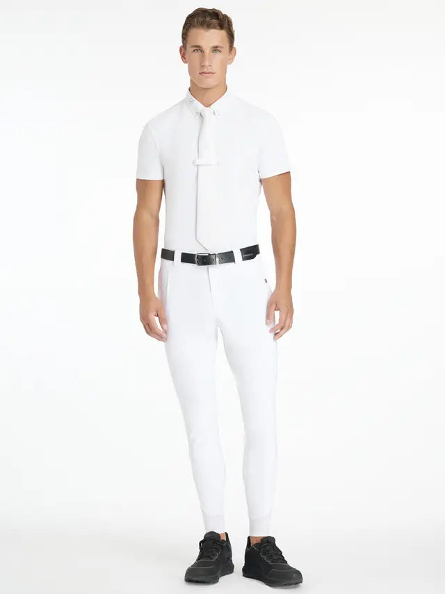 LeMieux Mens Classique Breeches White | Equestrian Riding Pants | Equiflair