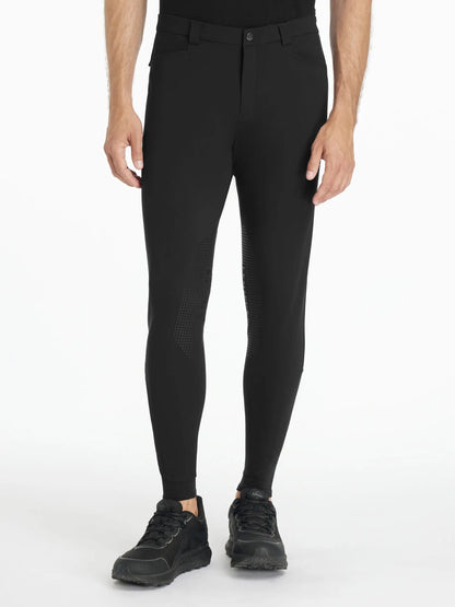 LEMIEUX Mens Sports Breeches Black: Slim Fit Riding Pants for Men, Four-Way Stretch Fabric. #EquestrianFashion #MensRidingApparel