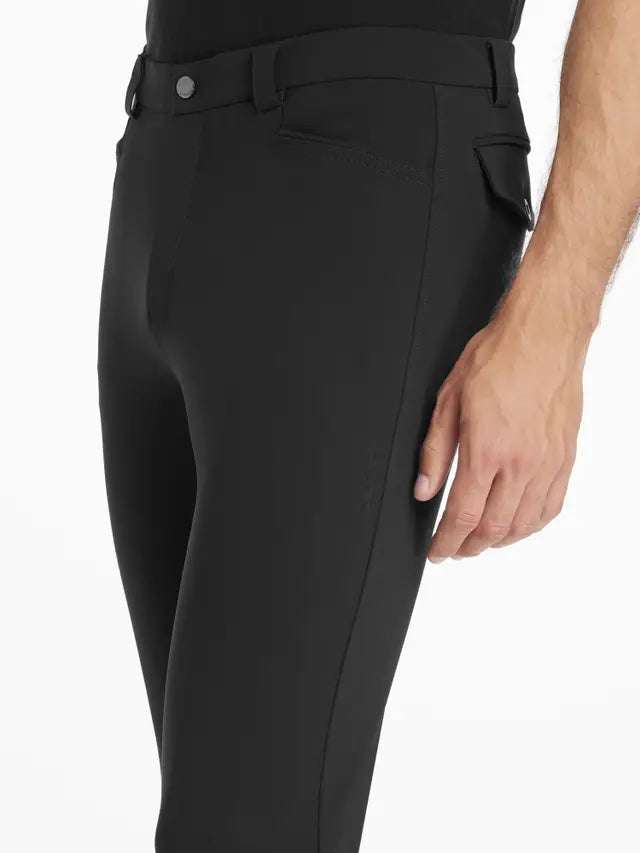 LeMieux Men's Riding Breeches - Black Sports Breeches for Equestrian Activities