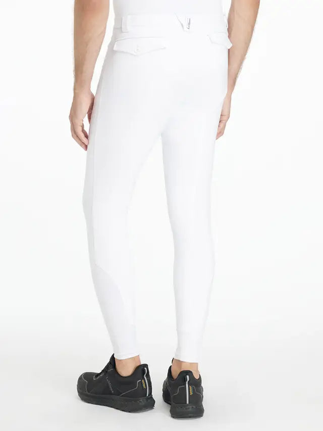 LeMieux Men's White Sports Breeches - Equestrian Riding Pants