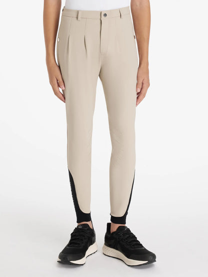 LeMieux Young Rider Boys Classique Breeches Beige: Comfortable Riding Pants by Equiflair