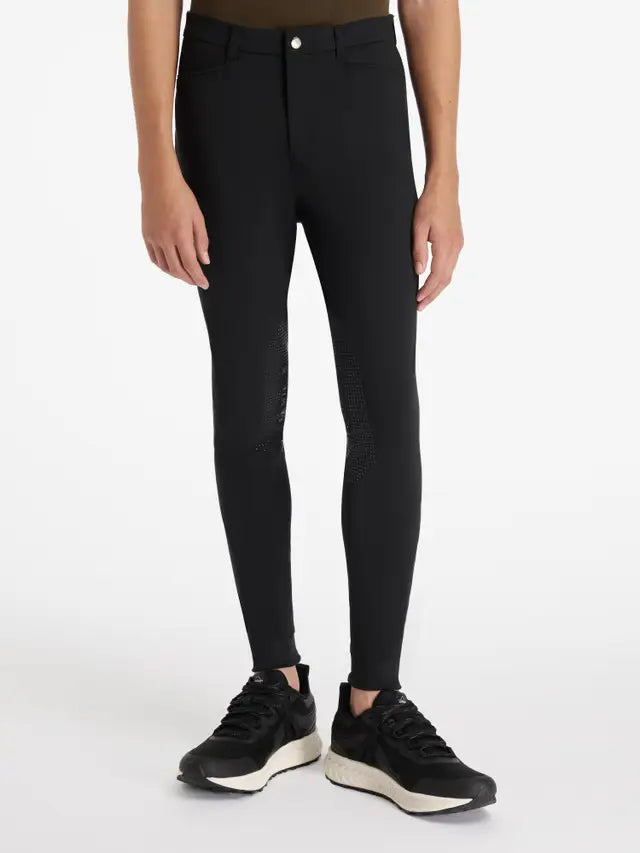 LeMieux Young Rider Black Sports Breeches for Boys - Equestrian Apparel