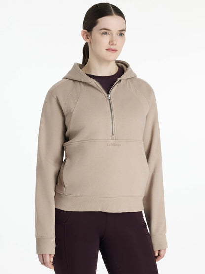 LeMieux Henrietta Half Zip Hoodie Almond