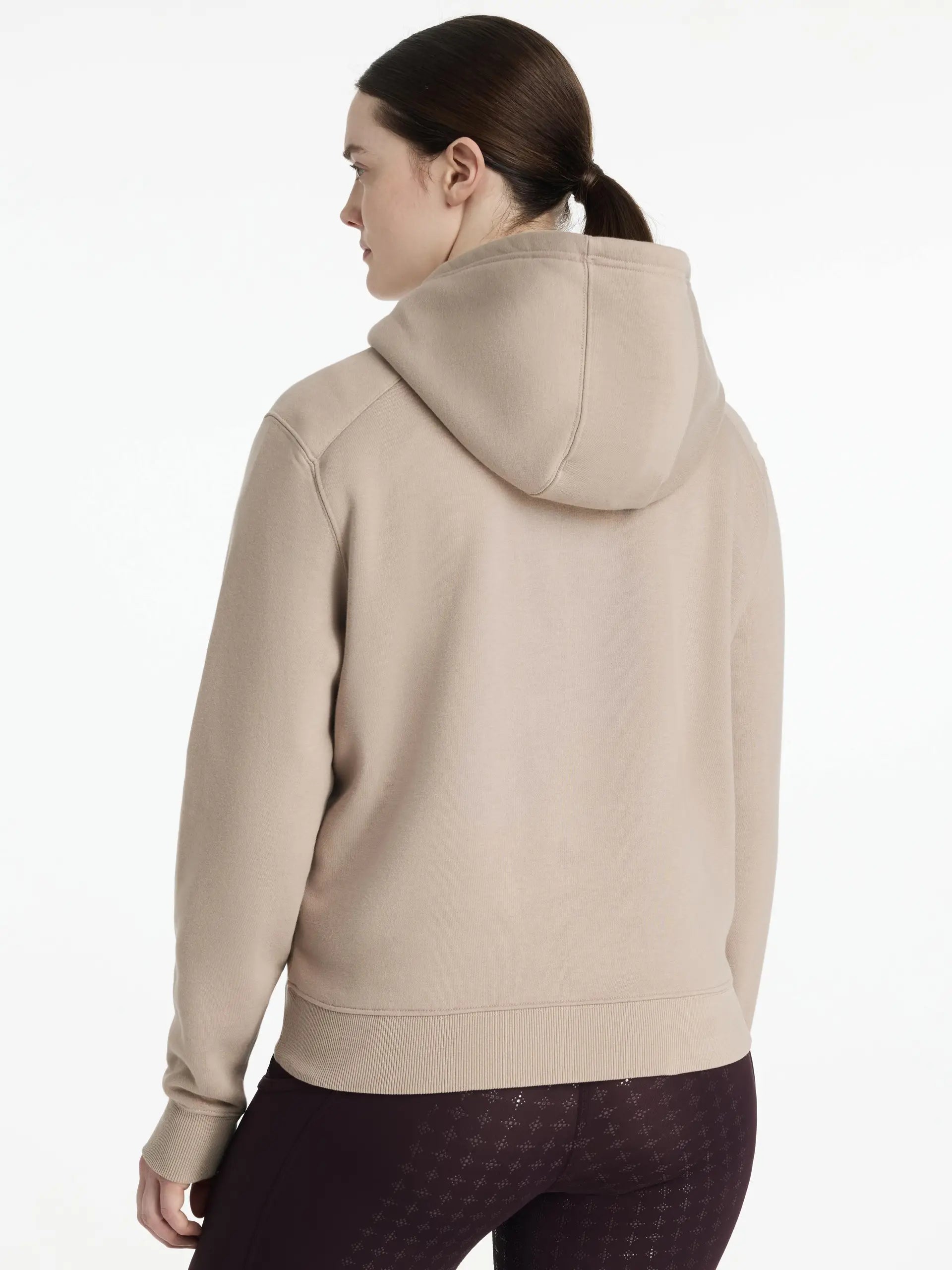 LeMieux Henrietta Half Zip Hoodie Almond