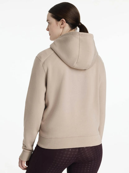 LeMieux Henrietta Half Zip Hoodie Almond