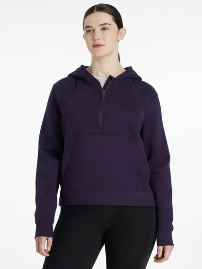 LeMieux Henrietta Half Zip Hoodie Juniper