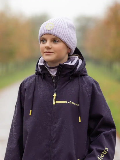 LeMieux Lilac Bodie Beanie: Warm & Stylish Winter Hat with Fleece Lining. #LeMieux #Beanie #WinterFashion