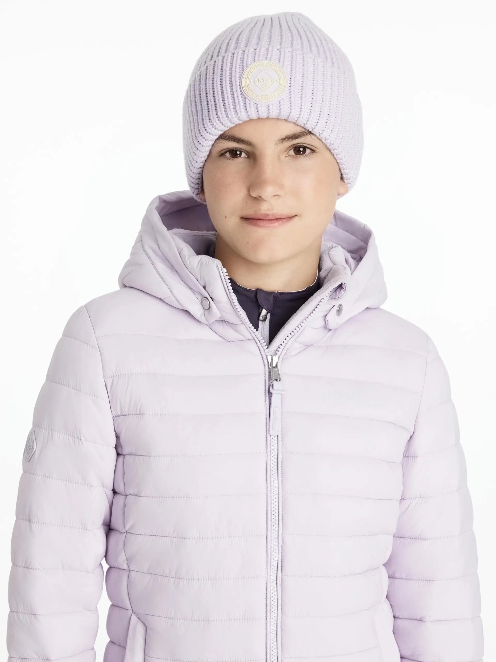 LEMIEUX BODIE BEANIE LILAC: Stylish Warm Beanie Hat by LeMieux - Equiflair