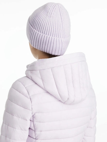 LeMieux Bodie Beanie Lilac - Rib Knit, Microfleece Lined Beanie Hat