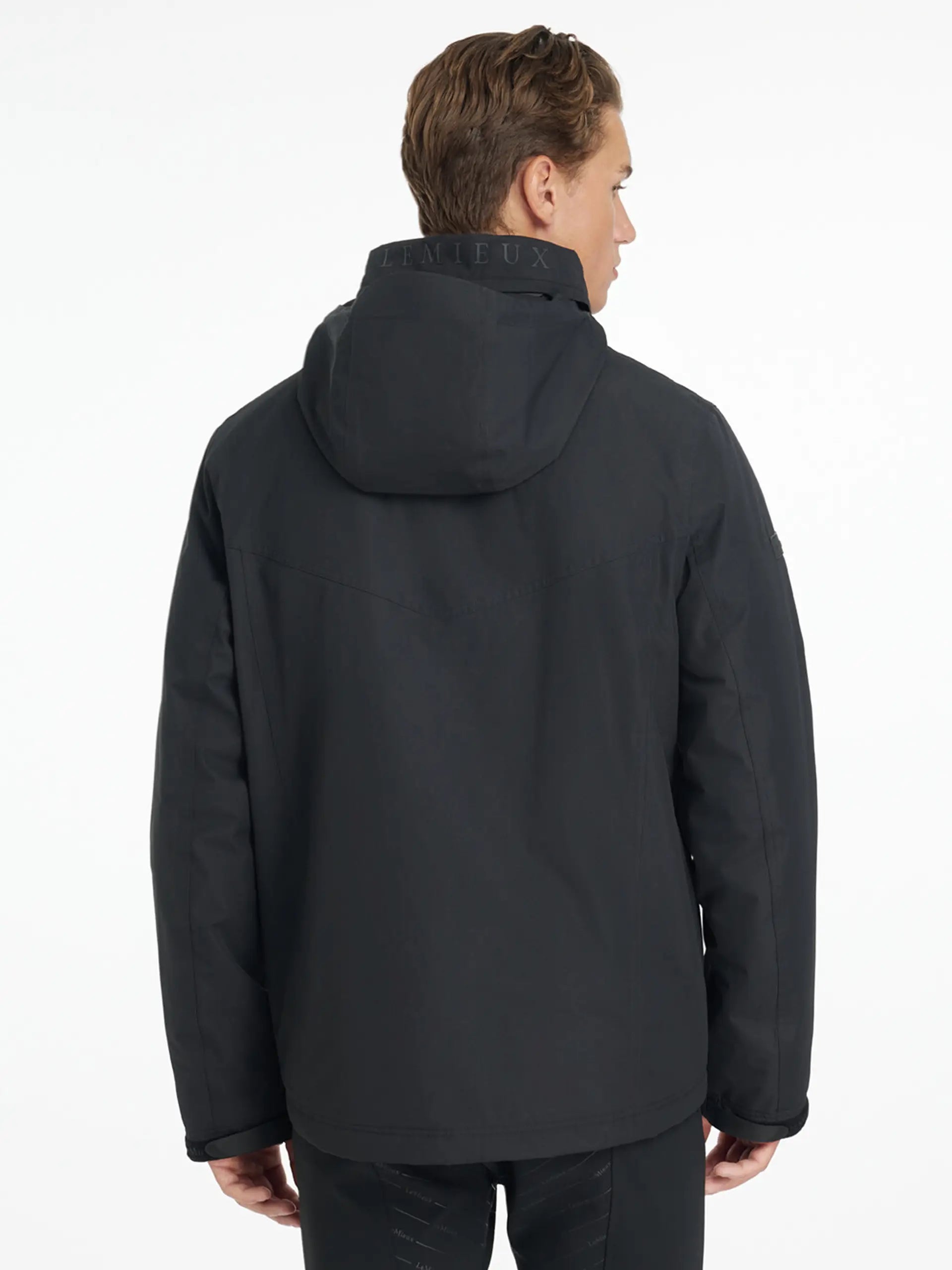 LEMIEUX Mens Waterproof Team Jacket Black - High-Performance Equestrian Outerwear