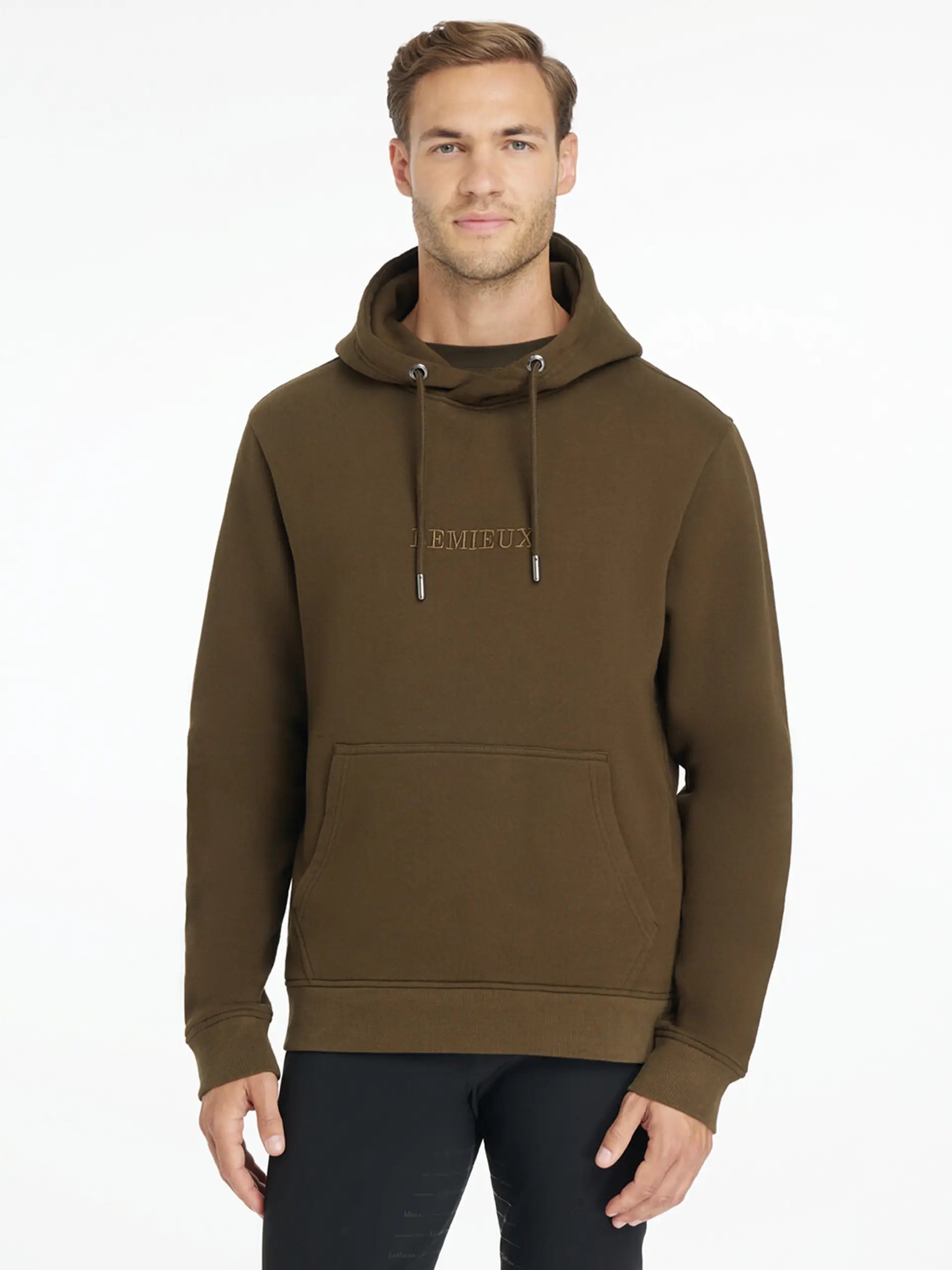 LeMieux Men's Alpine Hoodie: Fleece-lined Comfort, Drawstring Hood. Shop Equiflair for Stylish & Warm Menswear.