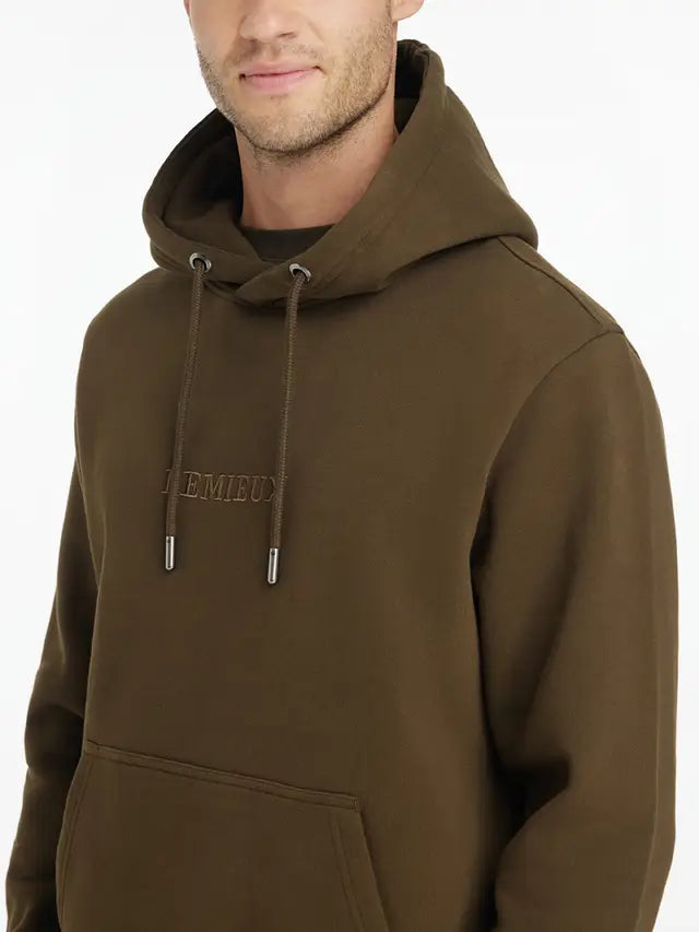 LeMieux Men's Alpine Hoodie - Fleece-Lined Comfort, Drawstring Hood & Embroidered Logo. Style & Warmth for Riding & Everyday Wear!