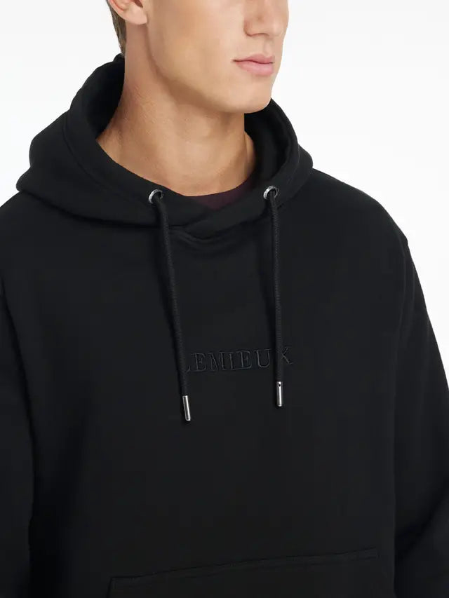 LeMieux Mens Black Hoodie | Fleece Lined Comfort Fit | Buy Online