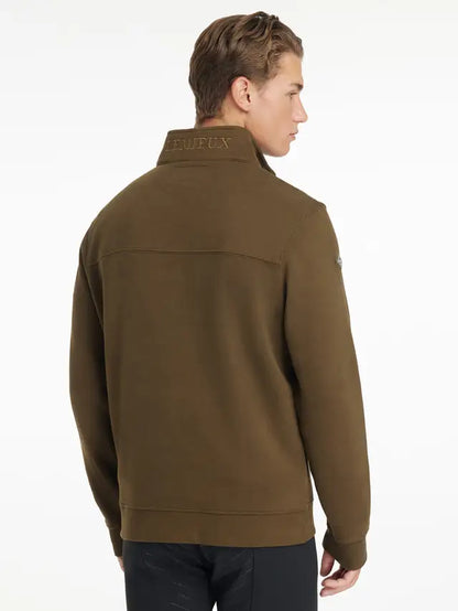 LEMIEUX MENS QUARTER NECK SWEAT ALPINE - Mens sweatshirt, Quarter Zip, Alpine color, LeMieux, by Equiflair.