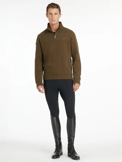 LeMieux Men's Quarter Neck Sweatshirt - Alpine | Equestrian Fashion, Menswear by Equiflair