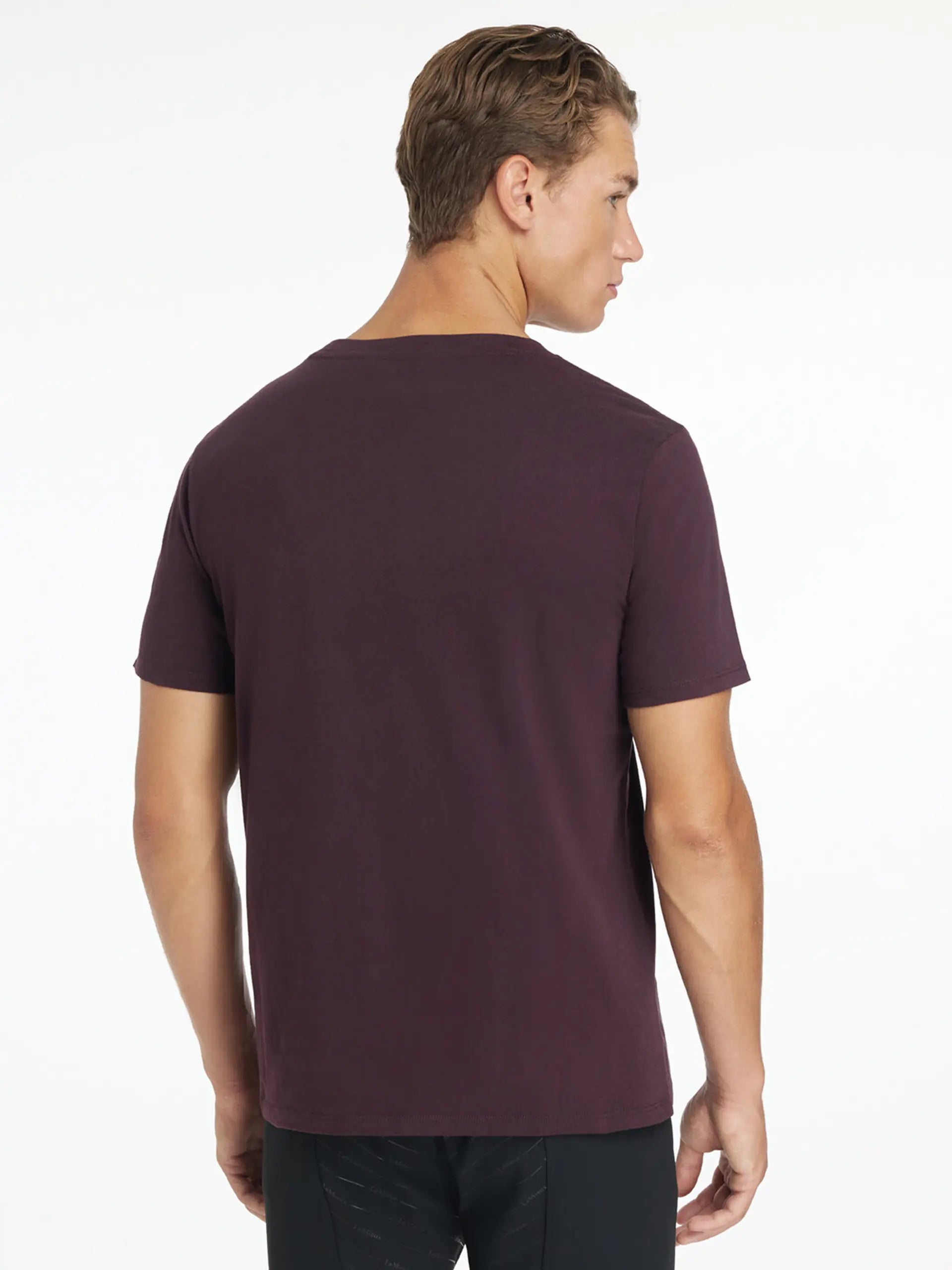 LeMieux Men's T-Shirt in Damson - Casual & Comfortable Cotton Tee