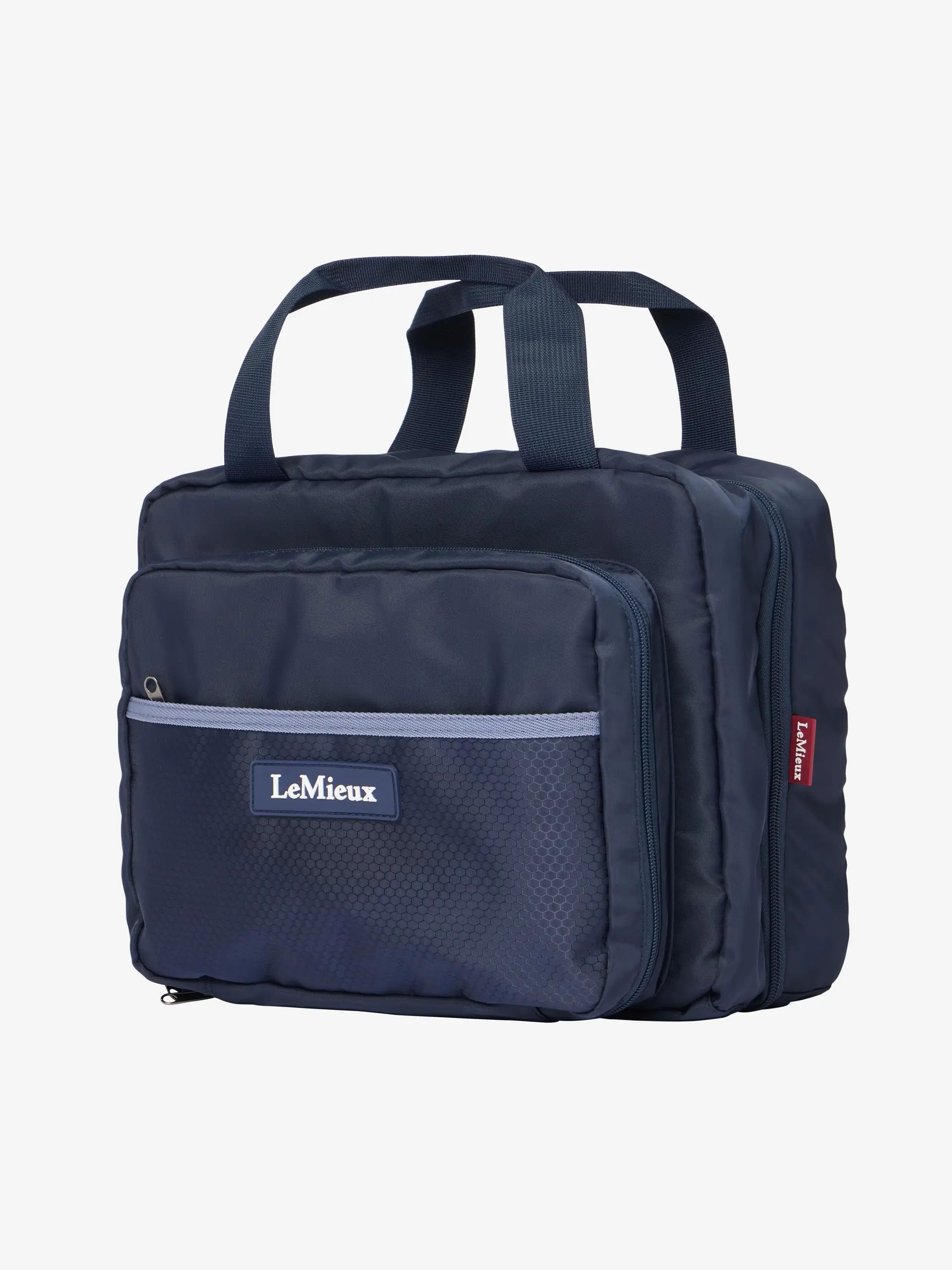 LEMIEUX Fold Down Pocket Organiser Navy - Equestrian Grooming Bag from Equiflair. Horse Accessory Storage Solutions