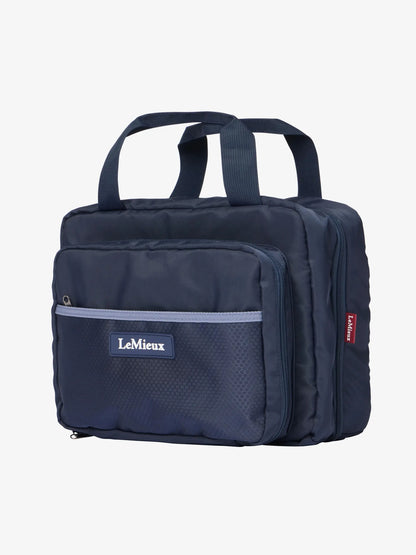LEMIEUX Fold Down Pocket Organiser Navy - Equestrian Grooming Bag from Equiflair. Horse Accessory Storage Solutions