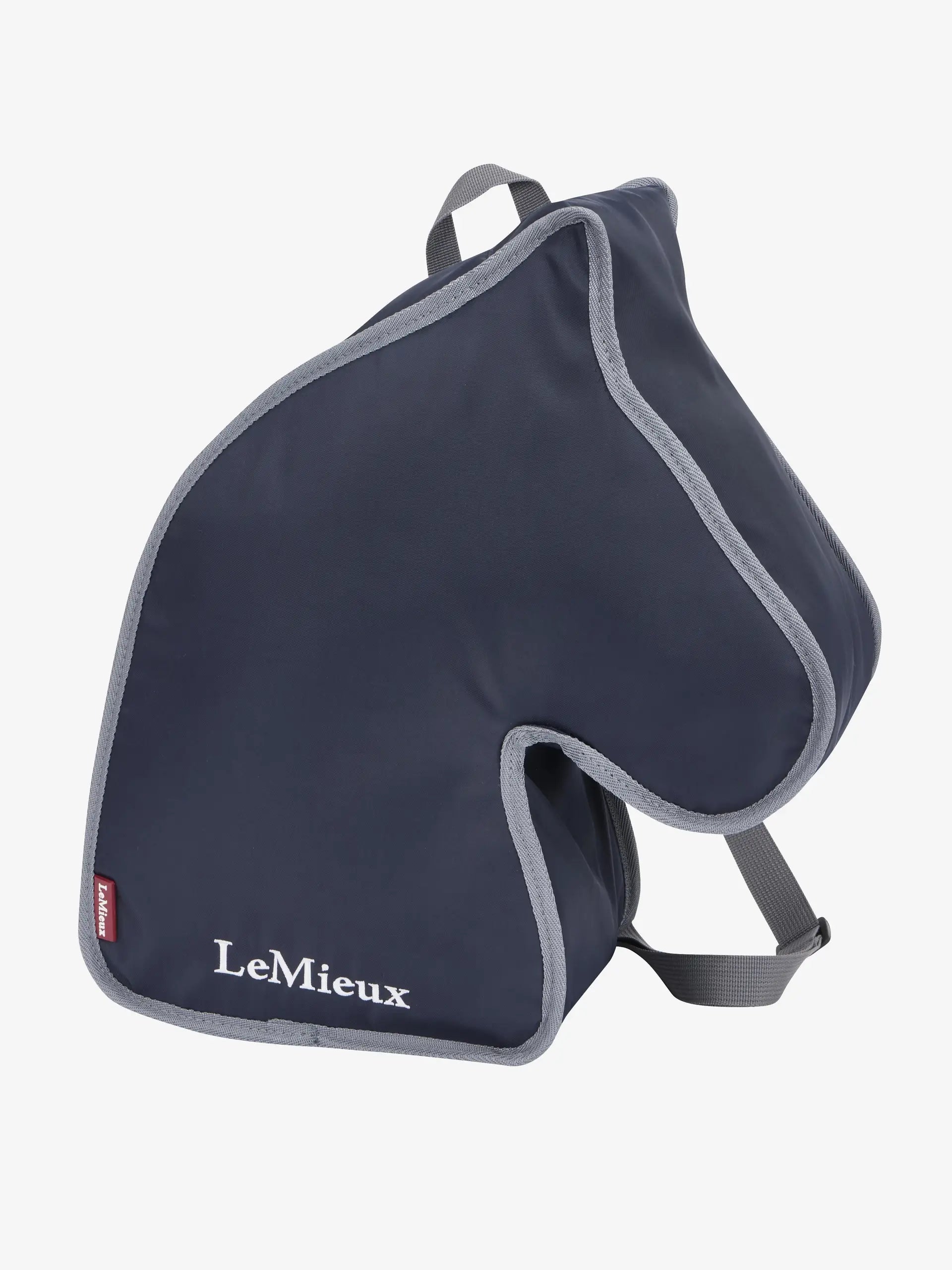 LEMIEUX Hobby Horse Carry Bag Navy - Horse Head Shaped Backpack for Toy Horses | Equiflair