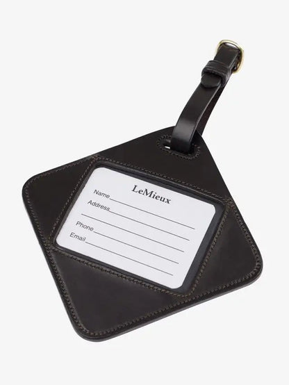 LeMieux Leather Luggage Tag Brown | Equiflair