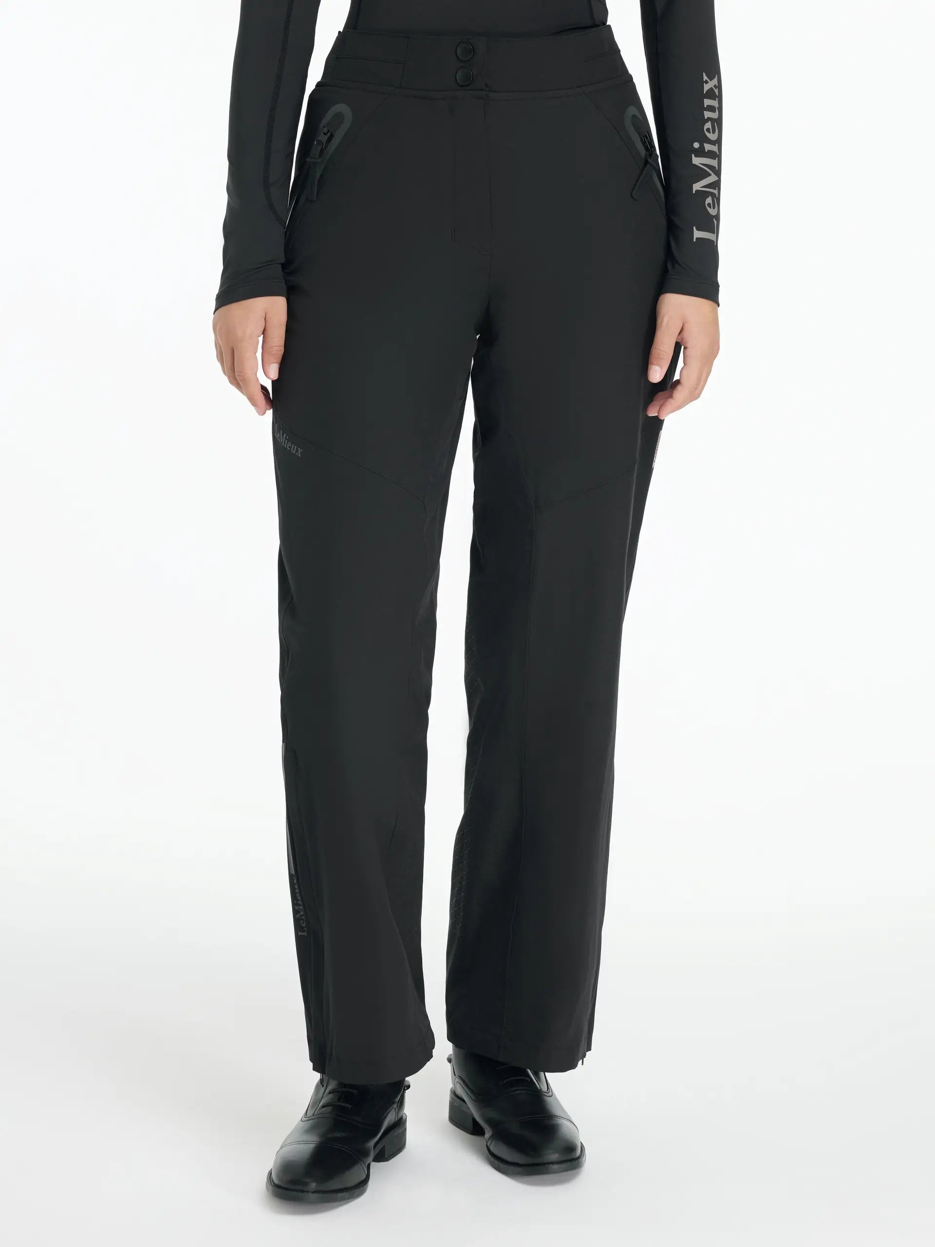 LeMieux Young Rider Stormwear Waterproof Trousers Black