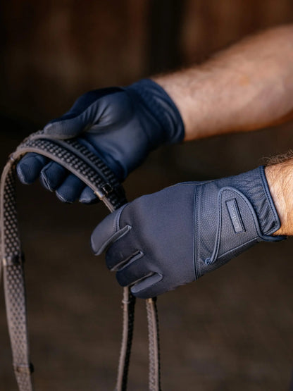 LEMIEUX Navy Riding Gloves: Equestrian Gloves for Grip & Warmth | Equiflair