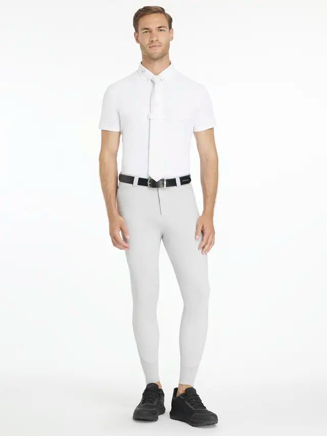 LEMIEUX Mens Sports Breeches Light Grey | Men's Equestrian Riding Pants | Equiflair