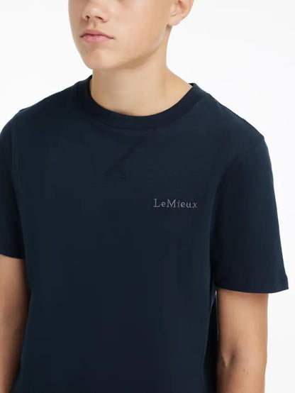 LeMieux Young Rider Boys T-Shirt Navy