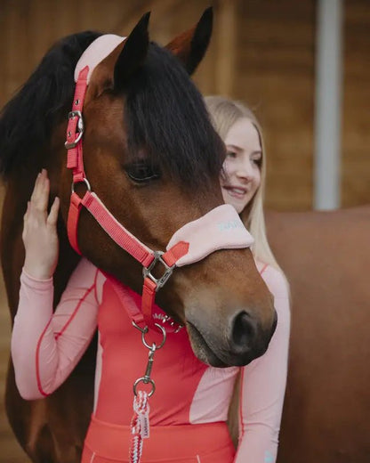 LeMieux Harlow Vogue Headcollar & Leadrope Coral Crush | Equiflair