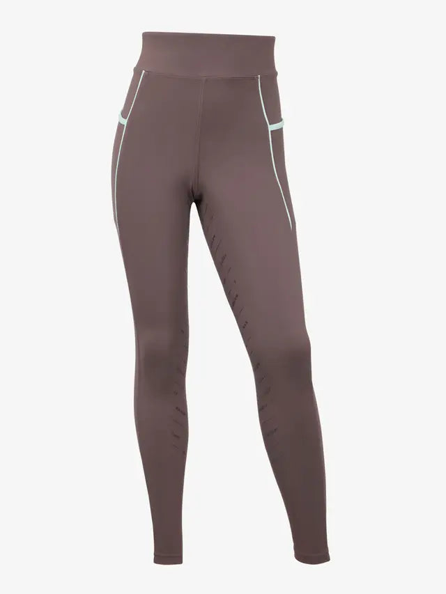 LEMIEUX Harlow Young Rider Orla Pull Ons Walnut: Equestrian riding leggings with pockets & full seat grip for comfort. Shop now!