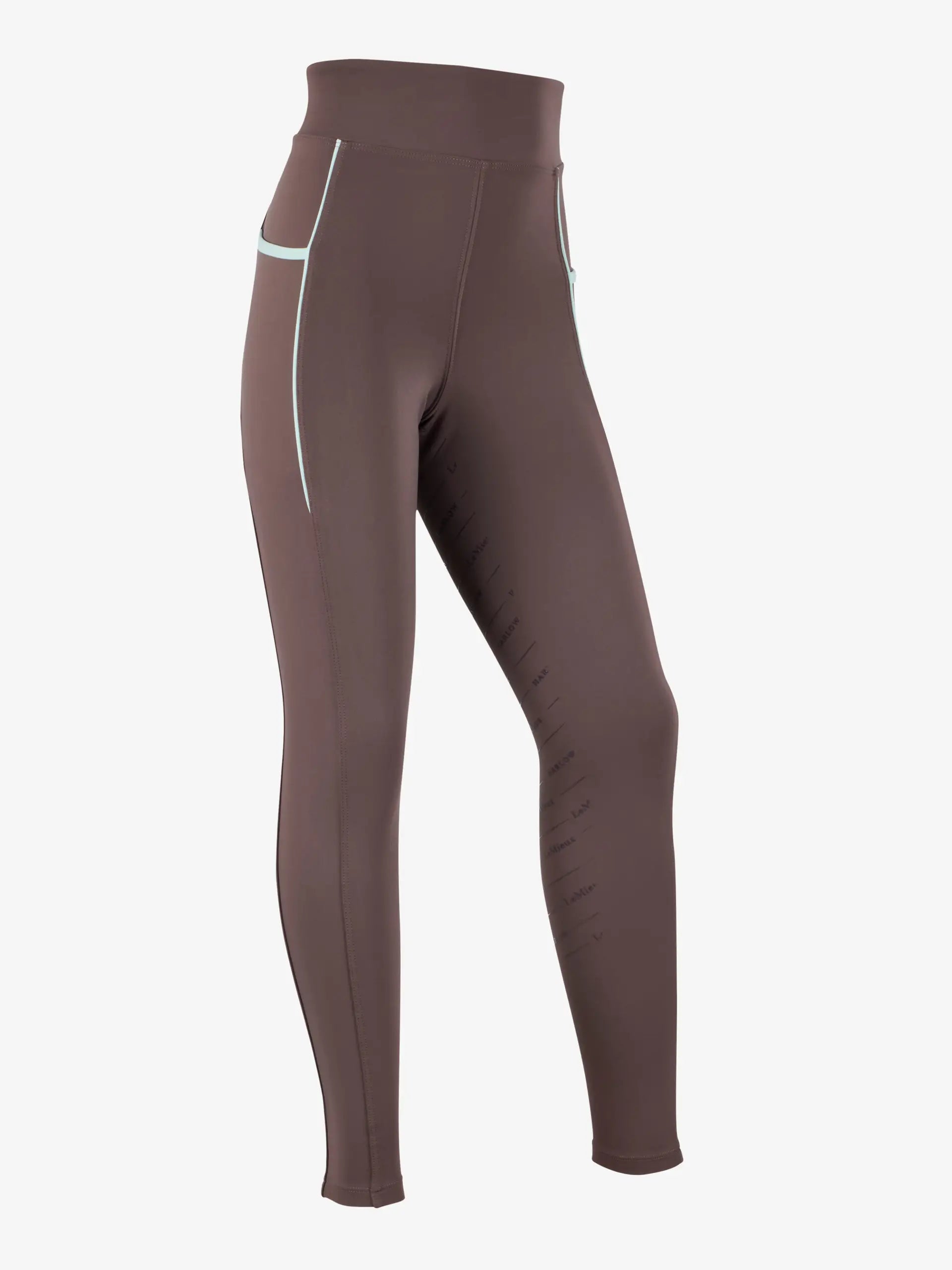 LEMIEUX HARLOW Young Rider Orla Pull-On Riding Leggings - Walnut with Pockets & Grip - Horse Riding Apparel