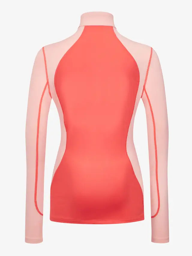 LeMieux Harlow Young Rider Long Sleeve Base Layer Coral Crush