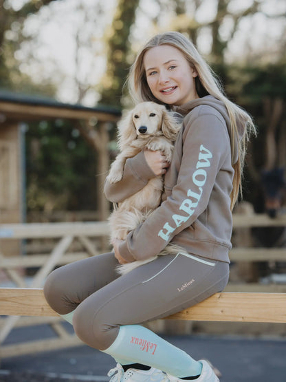 LEMIEUX HARLOW ORLA Pull Ons Walnut: Young Rider Equestrian Apparel & Cute Dog!