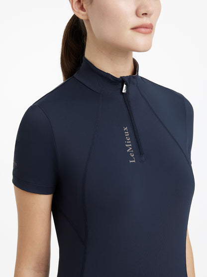 LEMIEUX Classique Navy Base Layer - Short Sleeve Equestrian Top