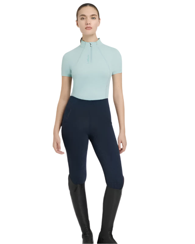 LeMieux Classique Short Sleeve Base Layer Aqua