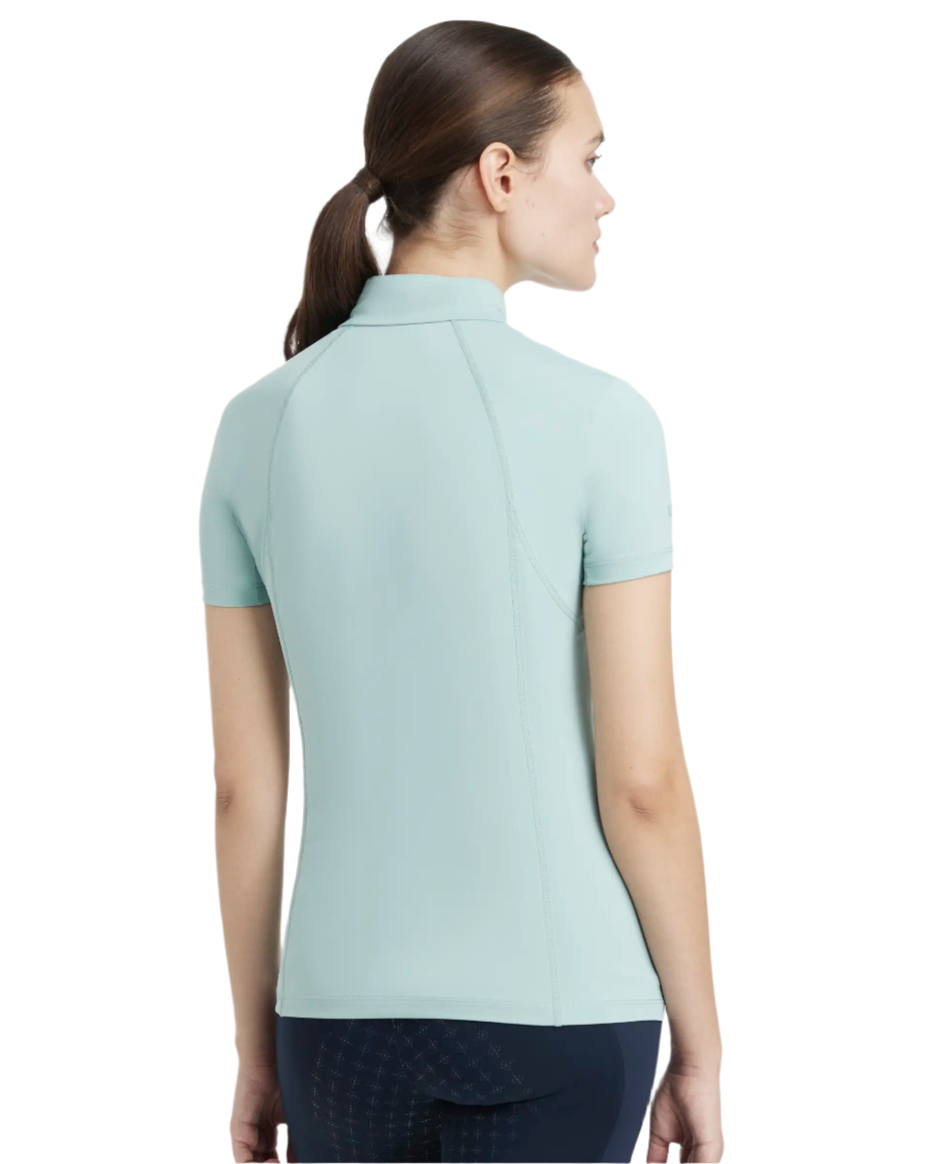 LeMieux Classique Short Sleeve Base Layer Aqua