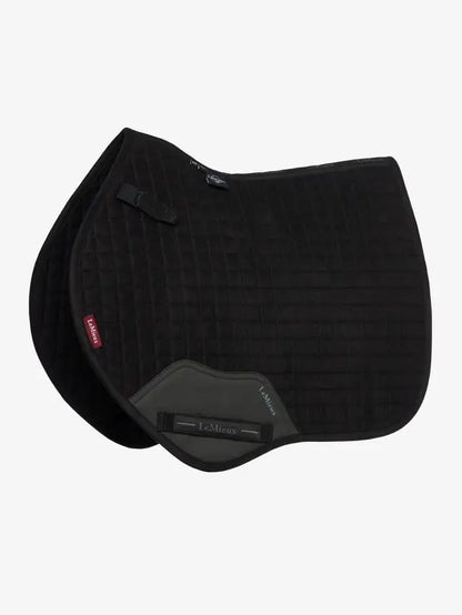 LEMIEUX Mini Suede Close Contact Square Saddle Pad - Black | Pony Equestrian Tack