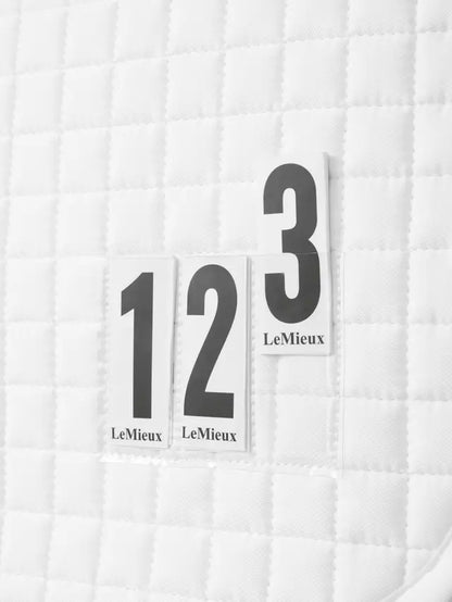 LeMieux Cotton Close Contact Competition Square White New Design